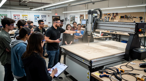 Making Small Production CNC Work in Classrooms